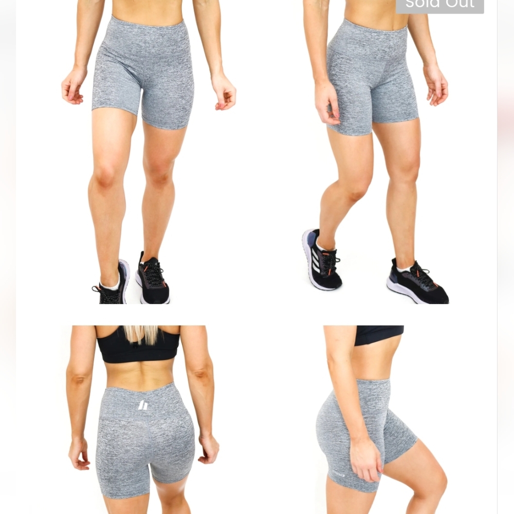 Gray Hypr Mv Dynamix Booty Shorts
